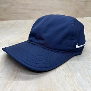 NEW Nike Team Featherlight Blank  Adjustable Dri Fit Cap Hat Blue CJ7082-419